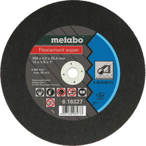 Pjovimo diskas Flexiamant Super Steel, METABO