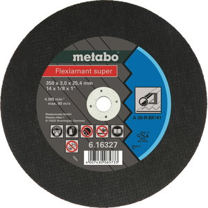 Cut-off wheel Flexiamant Super Steel, Metabo
