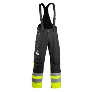 Product image of: Winter Hi-Vis Bib-trousers 6197Y, yellow/black 52, Dimex