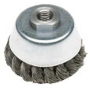 Cup brush knotted Steel, Metabo