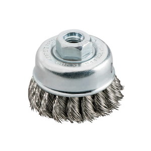 Cup brush knotted Inox  70mm M14 0,35mm, Metabo