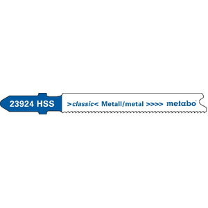 Tikksaetera metallile 1,0/66 mm, HSS - 5tk, Metabo