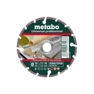 Deimantinis pjovimo diskas professional UP  maksimalus darbinis greitis 80 m/s (300, Metabo