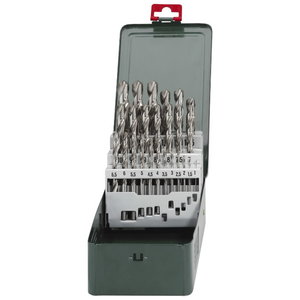 Grąžtų metalui rinkinys 25 vnt &Oslash;1-13mm HSS-G