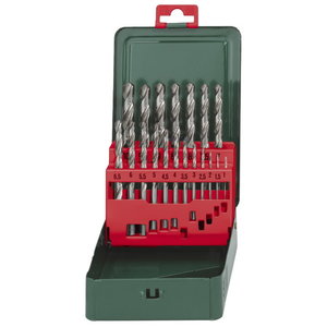 Grąžtų rinkinys metalui 19 vnt. Ø1-10mm HSS-G
