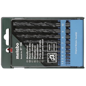 Комплект сверл по металлу 1-10mm, METABO