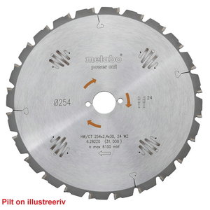 Circular saw-blade 190x2,2/1,4x30, z14, WZ, Power Cut. KS 66 / KSE 68, Metabo