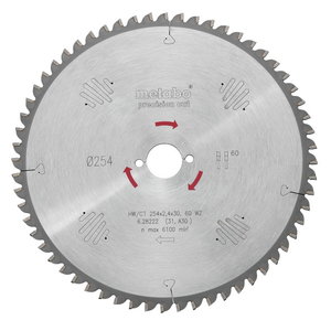 Circular saw-blade 220x2,4x30, z36, 10° WZ. Precision cut, Metabo