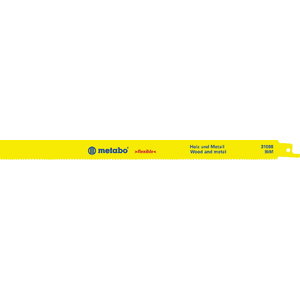 Zobenzāģa asmens kokam, plastmasai, metālam 25gb. pakā BiM 0,9/300mm, Metabo