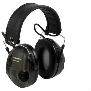 3M™ PELTOR™ SportTac -kuulonsuojain, 26 dB, oranssit/vihreät kuvut, kokoontaittuva päälakisanka, XH001650049, 3M