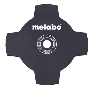 4 ašmenų žolės pjovimo diskas 254 x 1.5 x 25.4 mm, Metabo