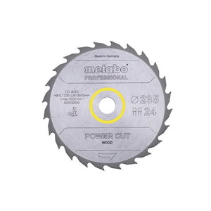 Saw blade Power Cut KS 85 FS 235x2,6/30, z24, WZ, 20