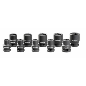 Smūginių galvučių komplektas 1/2", 10-24mm, 10-vnt 