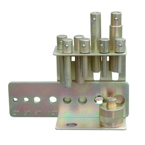 Pressure mandrel set 8-part with perforated plate 