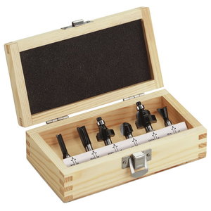 Wood milling cutter 6-part kit, Metabo