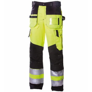 Hi Vis kelnės 631 geltona / juoda 52