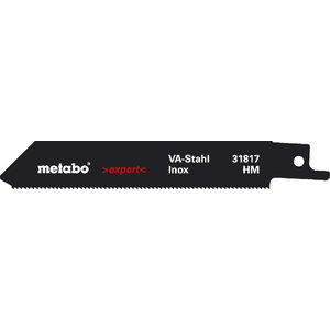 Sabre saw blade for Inox, plastic 2pcs in pack HM 1,25/115mm, Metabo