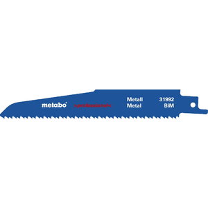 Zobenzāģa asmens metālam, caurulēm, 5gb. pakā BiM 1,6/150mm 