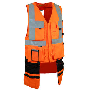 Signalinė liemenė su ki&scaron;enėmis 6320R, orange, DIMEX