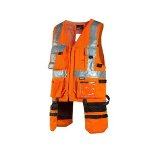 Signalinė liemenė su kišenėmis 6320R, orange, DIMEX