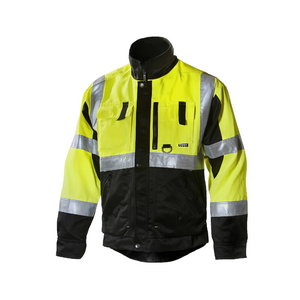 Jakk 6330 kõrgnähtav CL2, kollane/must, Dimex