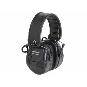 3M™ PELTOR™ SportTac -kuulonsuojain, 26 dB, punaiset/mustat kuvut, kokoontaittuva päälakisanka MT16H210F-478-R, 3M