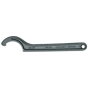 Hook spanner with lug 40 58-62mm, Gedore