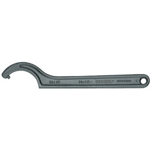 Hook wrench with pin, 16-18 mm 40 Z 16-18, Gedore