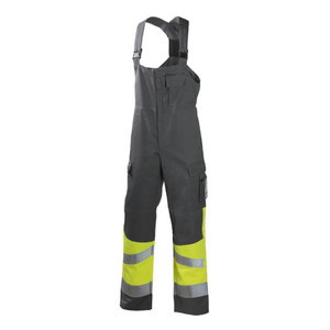 Welders bib-trousers Tat Multi 6403, yellow/grey, DIMEX