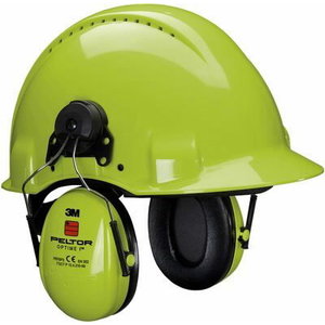 Headphones helmet mounting Optime I HiViZ H510P3E469GB, 3M