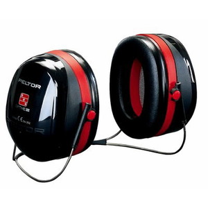 ™ PELTOR™ Optime™ III Kuulonsuojain, 35 dB, musta/punainen, niskasanka, 3M