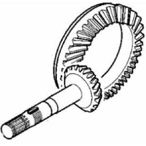Bevel gear pinion kit 16/31