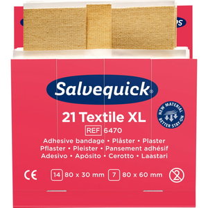 Product image of: Extra Large Plaster, Textile, 21 pcs/refill, Cederroth