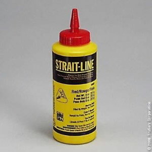 STRAIT-LINE, Chalk, 227 g/red, Irwin