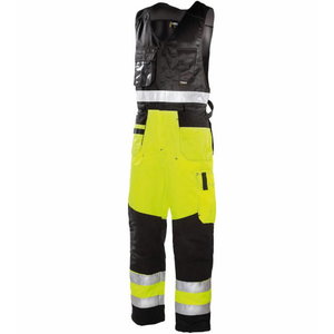 Hi-vis puskombinezons 6490, dzeltens/melns, Dimex
