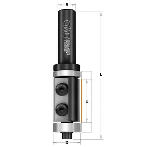 Freza HW Z2  S=8 D=19X30X90  RH, CMT