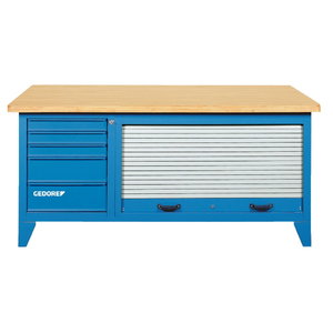Workbench without tool cabinet B1500L, Gedore