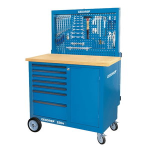 T&ouml;&ouml;laud ratastel 1100 синяя620 синяя960 BR 1504 LH, GEDORE