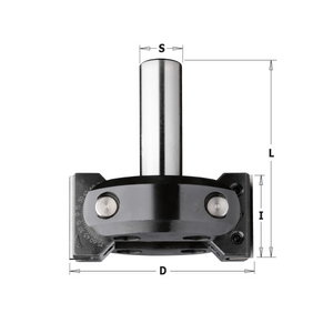 ADJUSTABLE CHAMFERING CNC ROUTER CUTTER  Z2  S=20X50  D=85/1, CMT