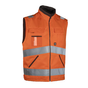Liemenė didelio matomumo 6740, oranžinė, DIMEX