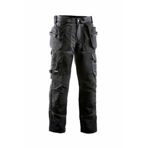 Kelnės su kišenėmis 676 juoda/pilka, Dimex
