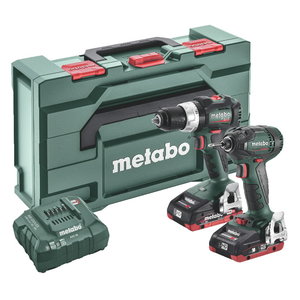 18V Combo set: SB 18 LT BL + SSD 18 LTX BL / 2 x 4,0Ah LiHD, Metabo