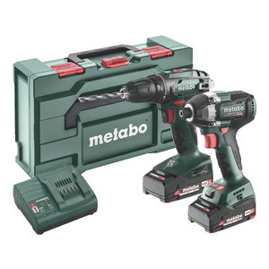 18V Combo rinkinys BS 18 + SSD 18 LT 200 BL + 2 x 2,0 Ah, Metabo