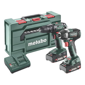 18V komplekts: SB 18 + SSD LT 18 200 BL, 2 x 2,0 Ah, Metabo