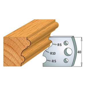 PAIR KNIVES KSS 40x4mm, CMT