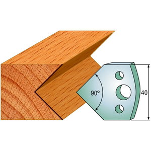 Frezavimo peiliai HL 40x4mm 