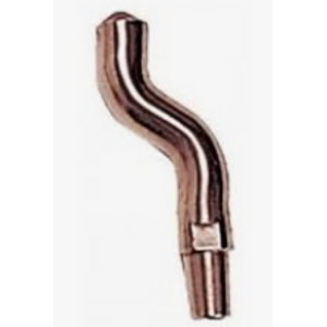 Spot-welding bent electrode