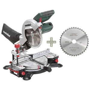 Šķērszāģis KS 216 M Lasercut + zāģripa 628060000&MET, Metabo