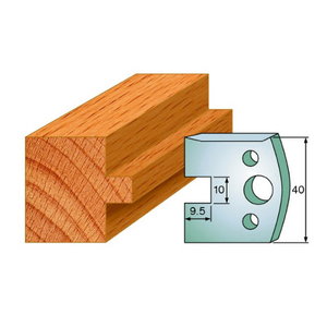 Ribotuvai frezavimo peiliams 40x4mm 