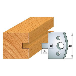 Ribotuvai frezavimo peiliams 40x4mm 